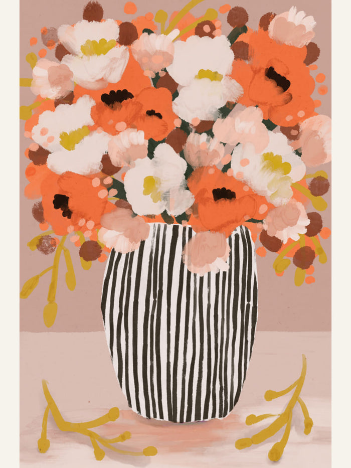 Pastel flowe rimpression no 10 Poster – plakat og kunsttryk