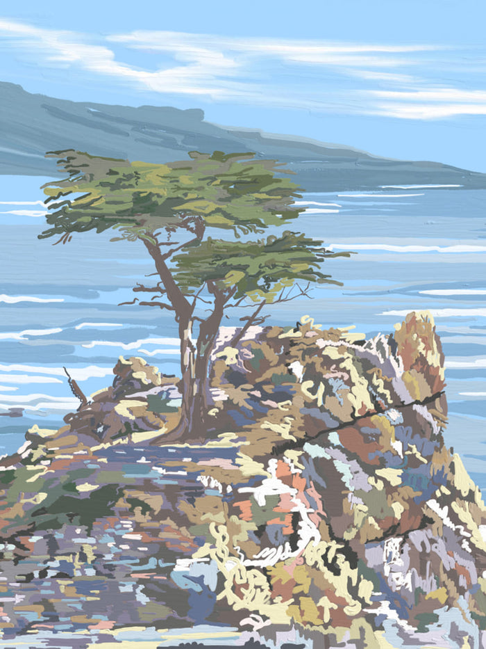 Poster Quiet Sentinel, 17 Mile Drive, California – poster e stampa artistica