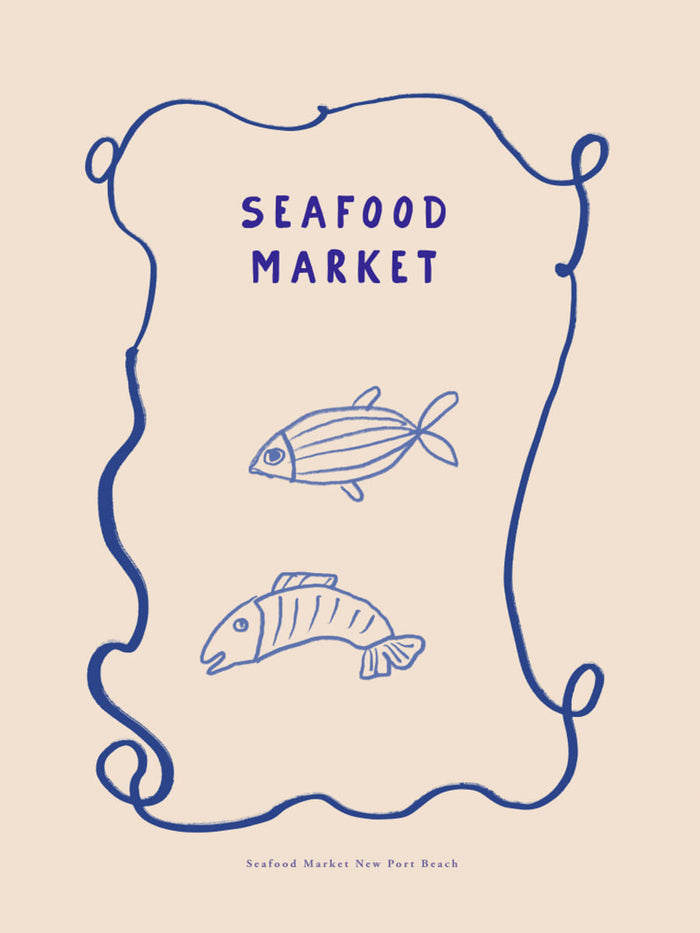 Seafoodmarket Poster – poster and art print