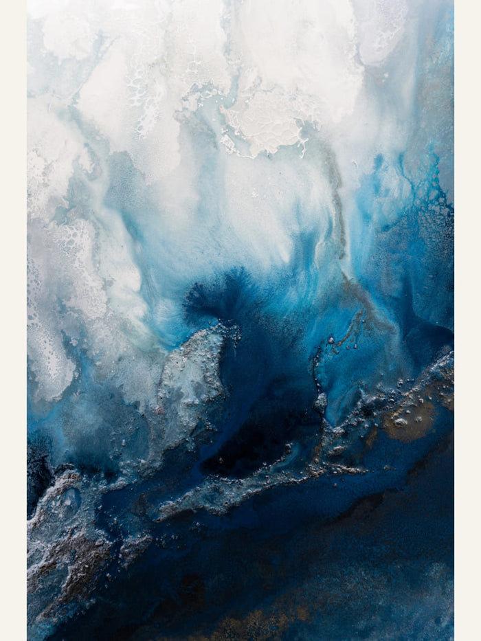 Poster Seascape abstraction - Blue Waters – poster e stampa artistica