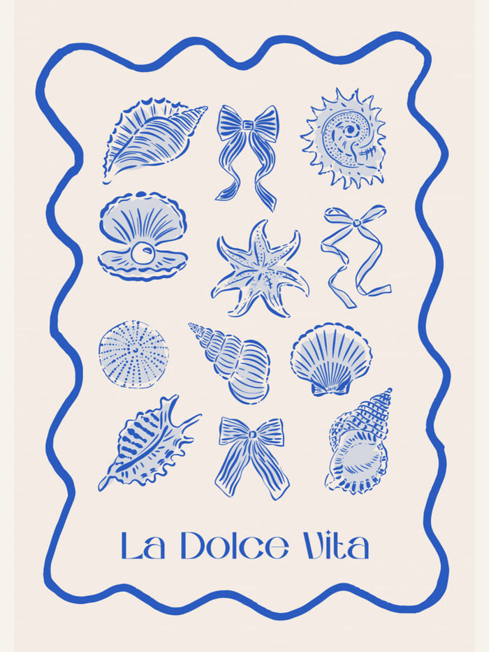 Shells & Bows Poster – poster och konsttryck