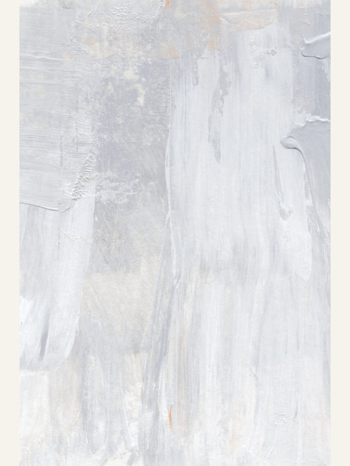 Soft Muted Gray Brushstrokes Poster – plakat og kunsttryk