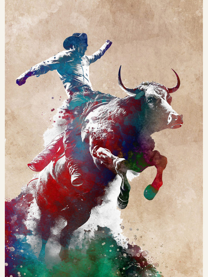 Plakat Sport Rodeo 1 – plakat i druk artystyczny