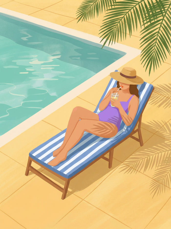 Sunny Siesta – póster e impresión artística