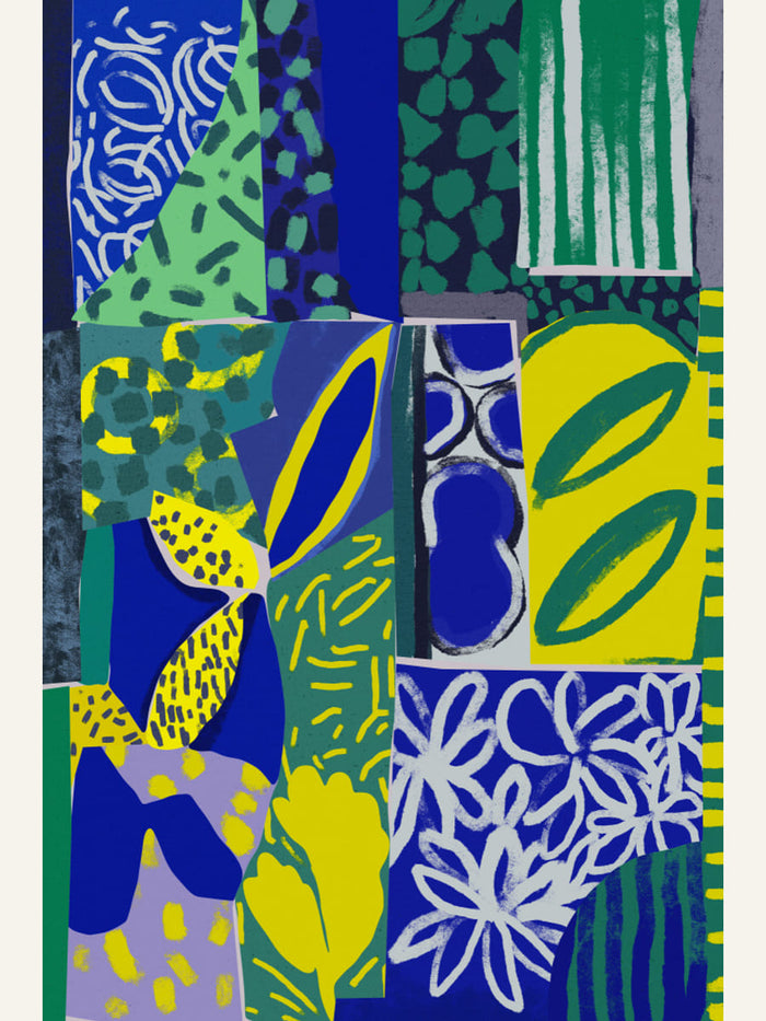 The Blue Garden -juliste – juliste ja taidepainatus