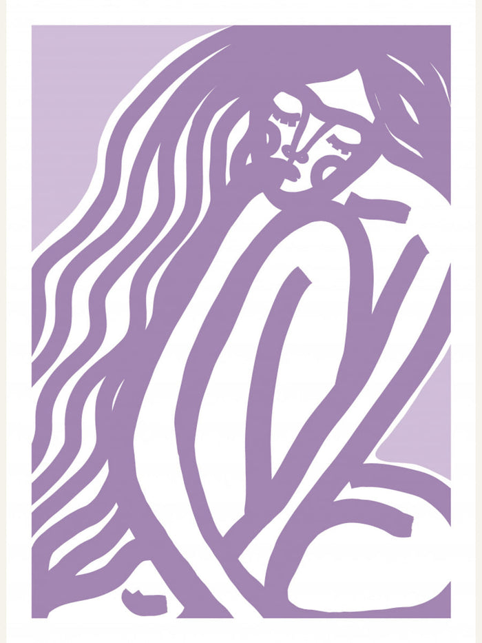 The Silence (Purple) Poster – Poster und Kunstdruck