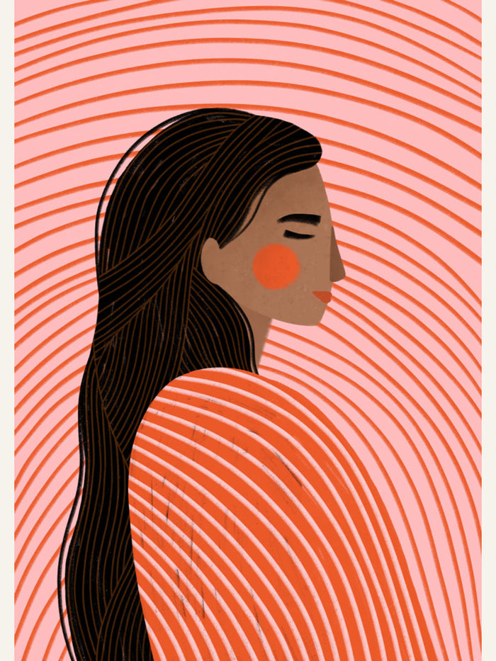 The Woman With the Lines Poster – poster and art print