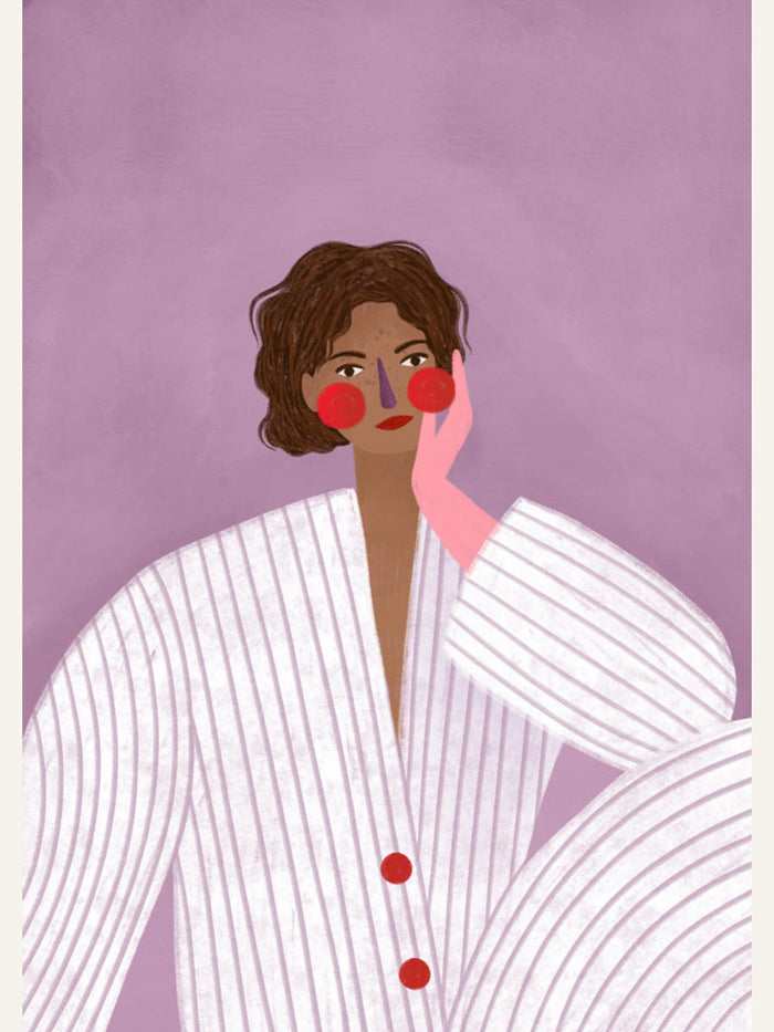 The Woman With the Pink Glove Poster – poster and art print