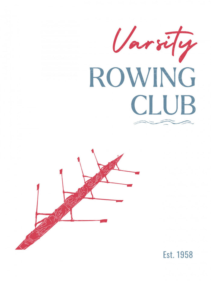 Varsity Rowing Club Poster – poster and art print