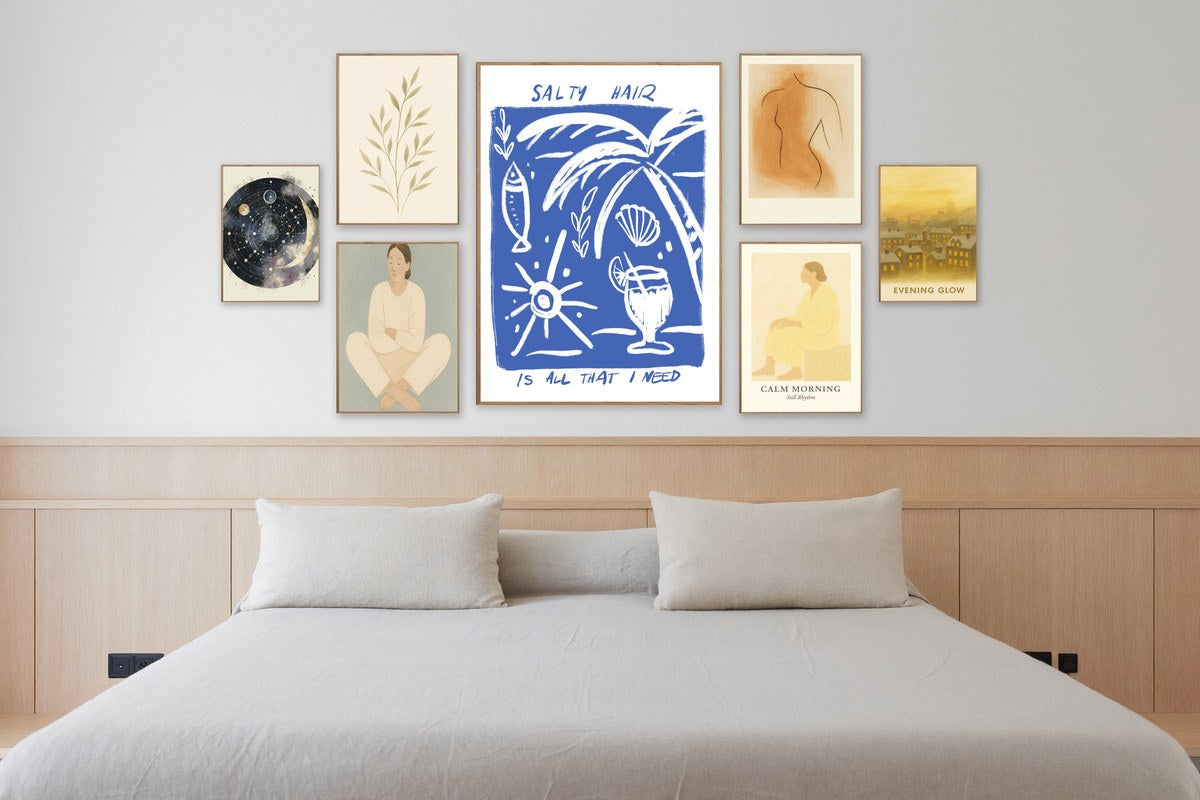 Láminas azules: decora con el color más fresco del verano
