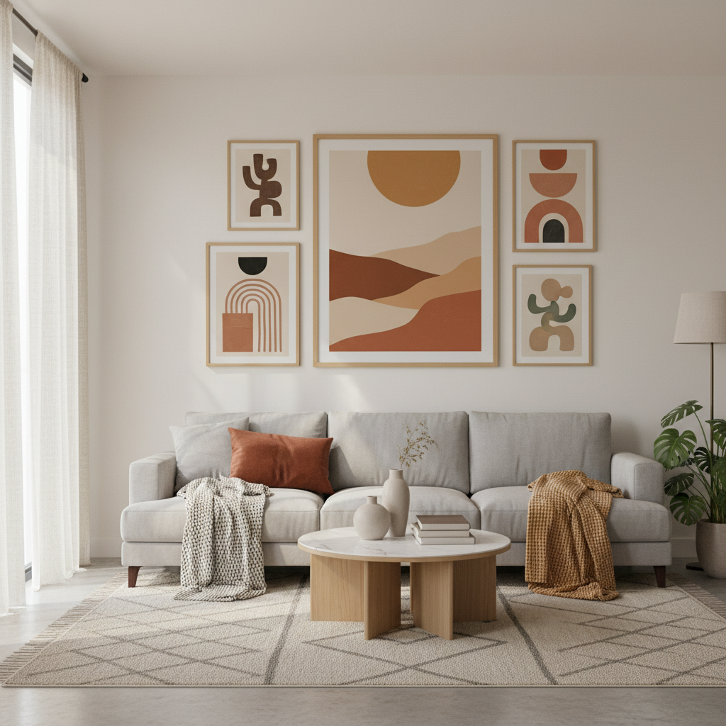 Wall Art Trends 2025: Embracing Warm Minimalism for a Cozier Home