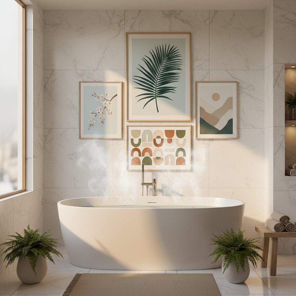 Bathroom Sanctuary: Creating a Spa-Like Retreat with Art