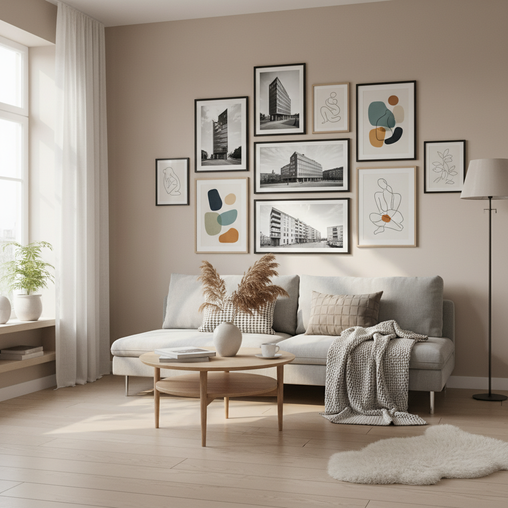 Photography vs. Illustration: How to Master the Mix for a Dynamic Gallery Wall