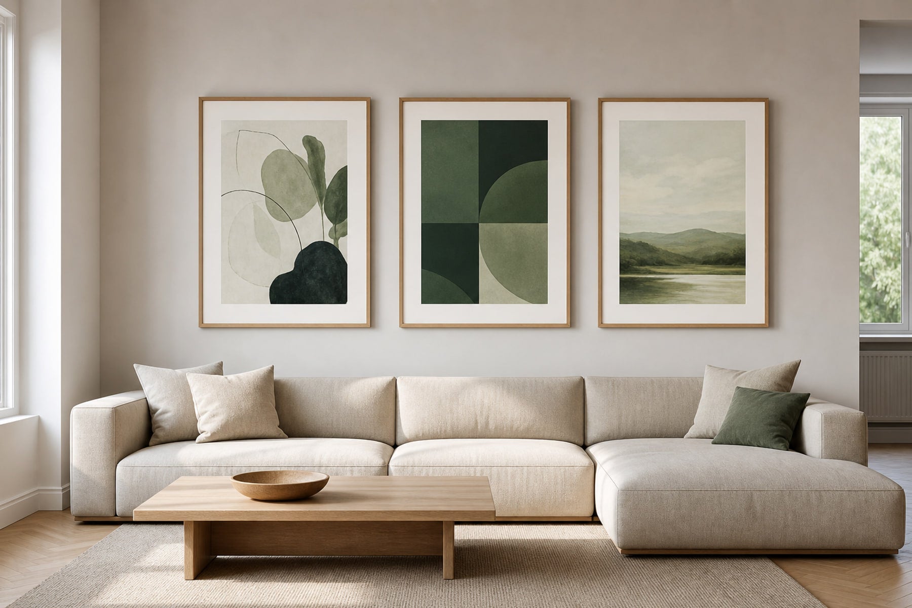 Gröna posters: Skapa sensommarlugn inomhus