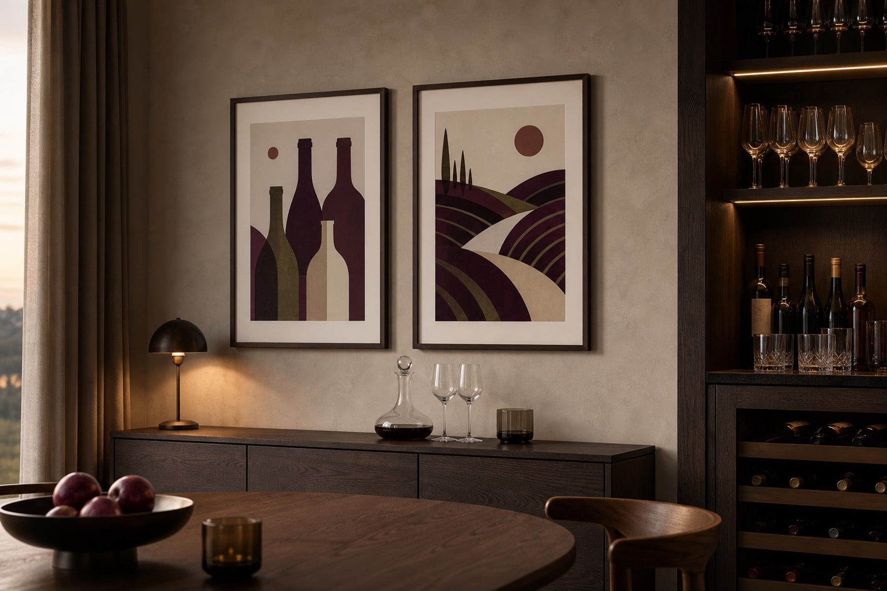 Wine Posters: Art for the Dining Corner and Home Bar