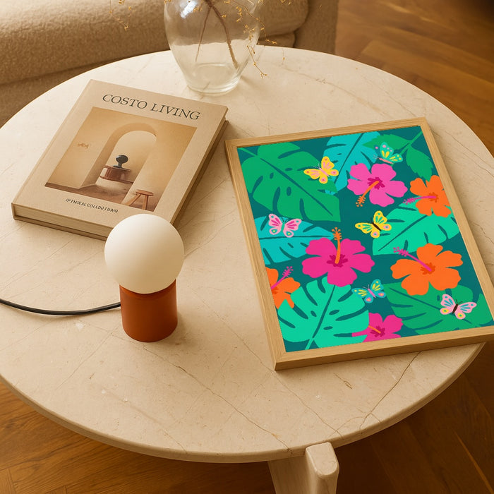 Joyful Blossom Flight – poster en kunstdruk