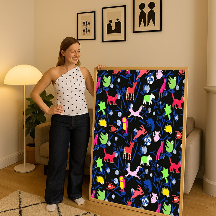 Whimsical Nocturne – plakat og kunsttryk