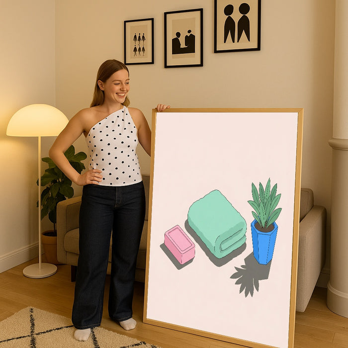 Bathroom Essentials – poster e stampa artistica