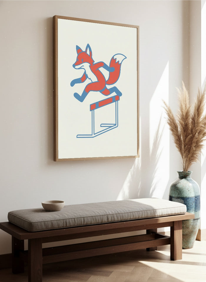 Skater Cat Brave – poster and art print