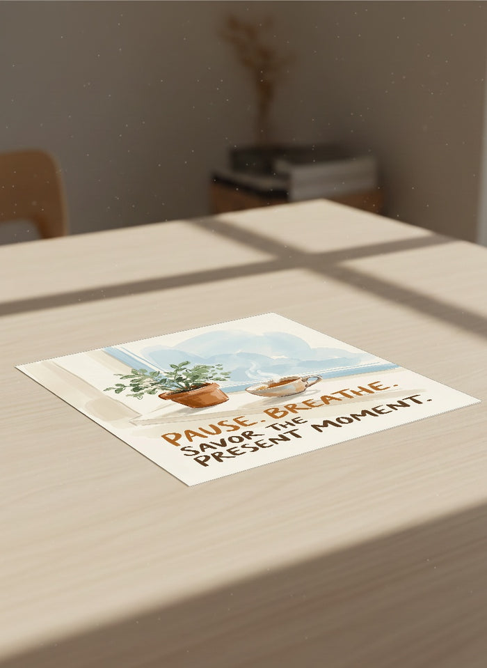 Calm Urgency – Poster und Kunstdruck
