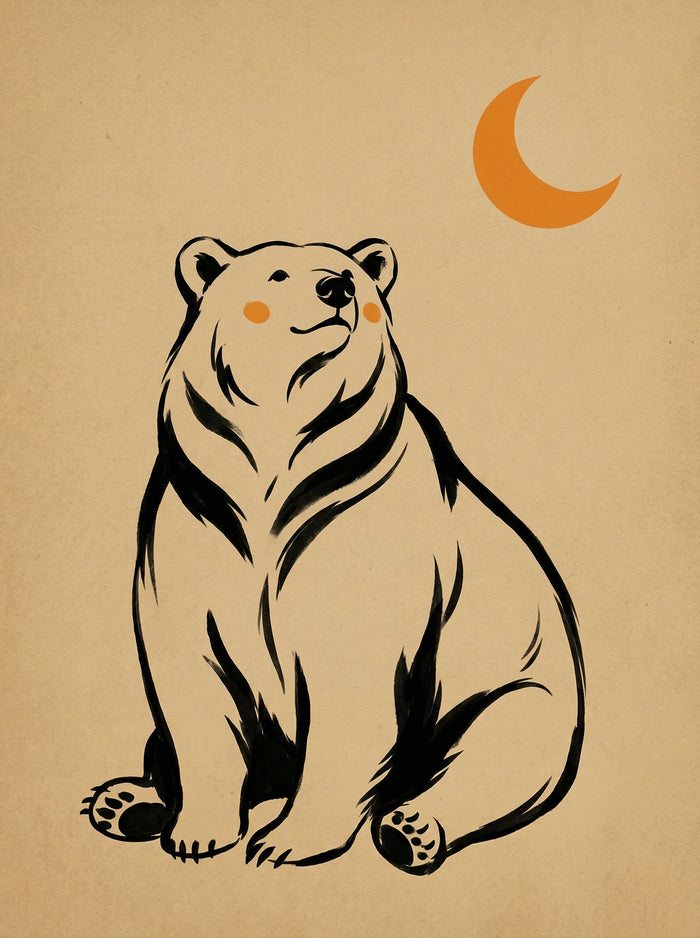 Poster in black frame