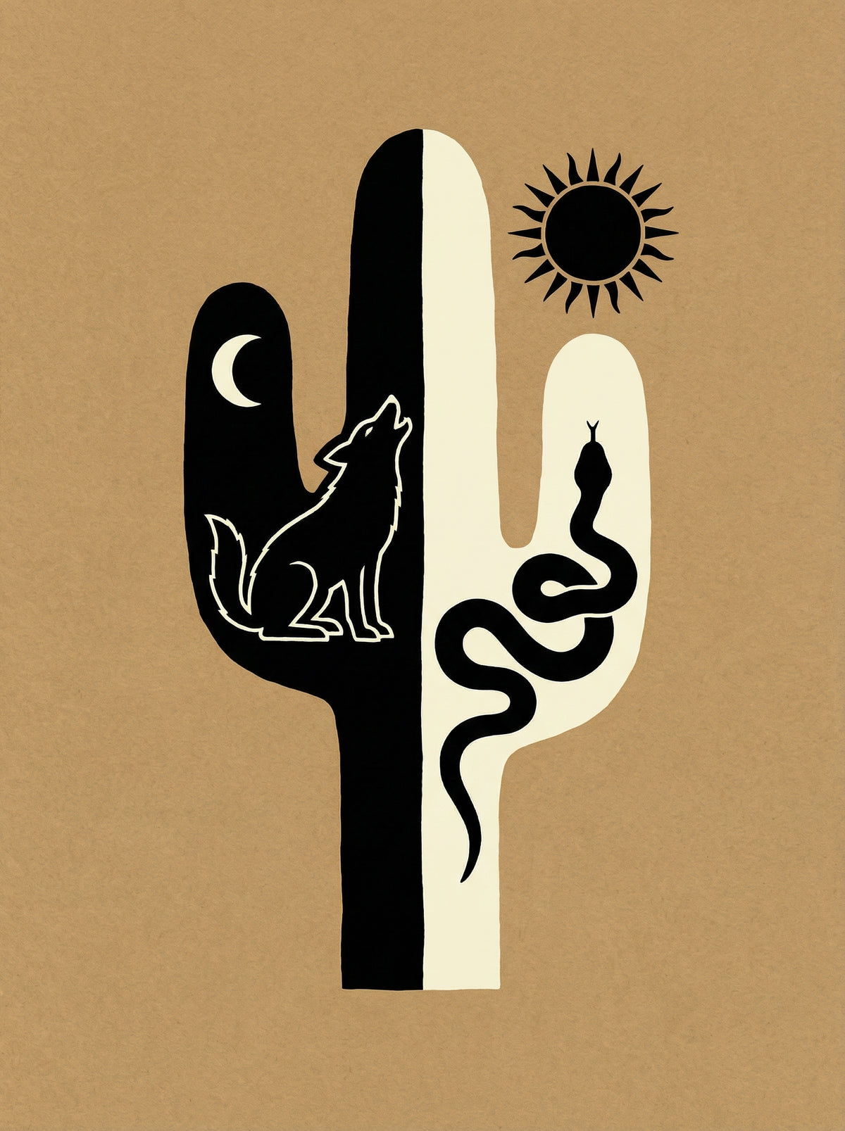 Poster in black frame