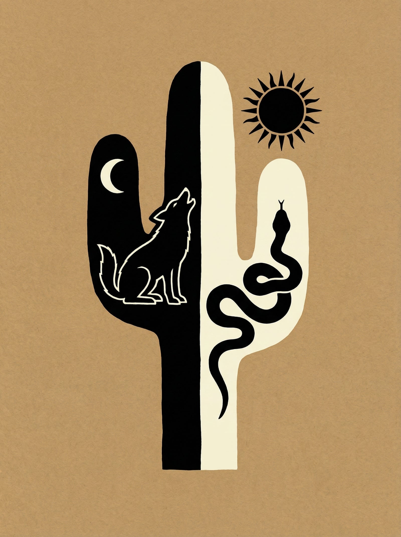 Poster in black frame