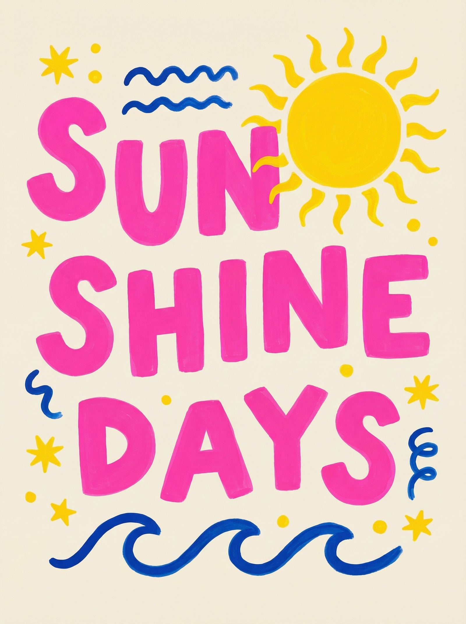 Poster in black frame