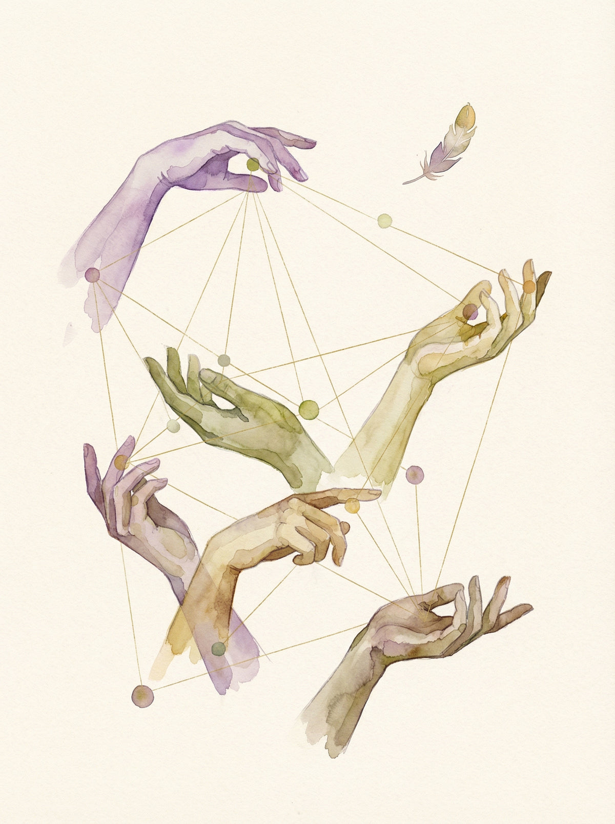 Poster in black frame