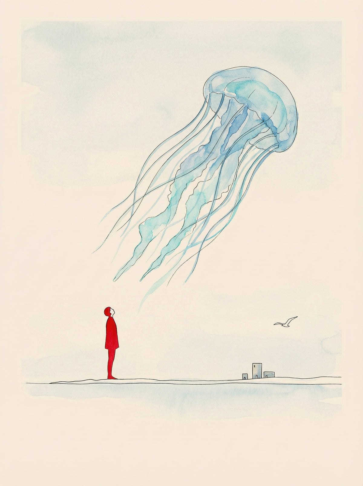 Poster in black frame