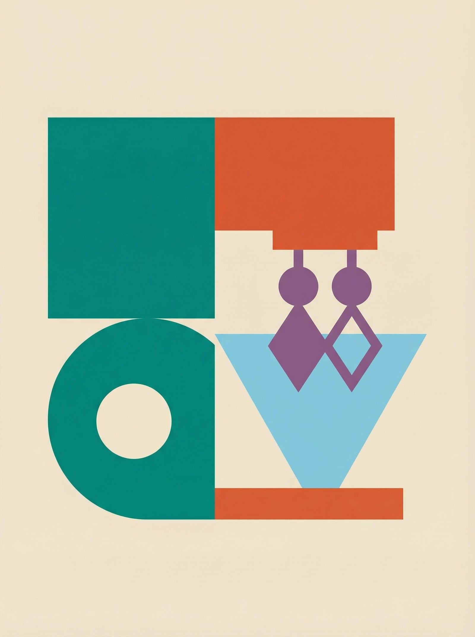 Poster in black frame