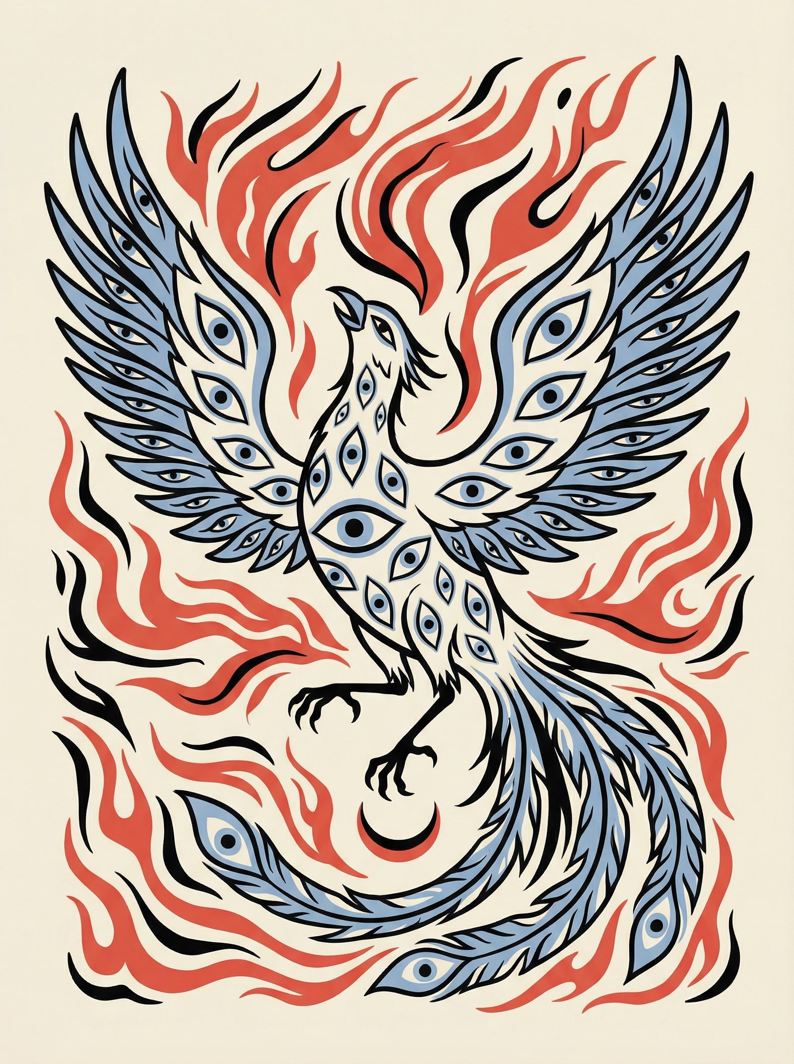 Poster in black frame