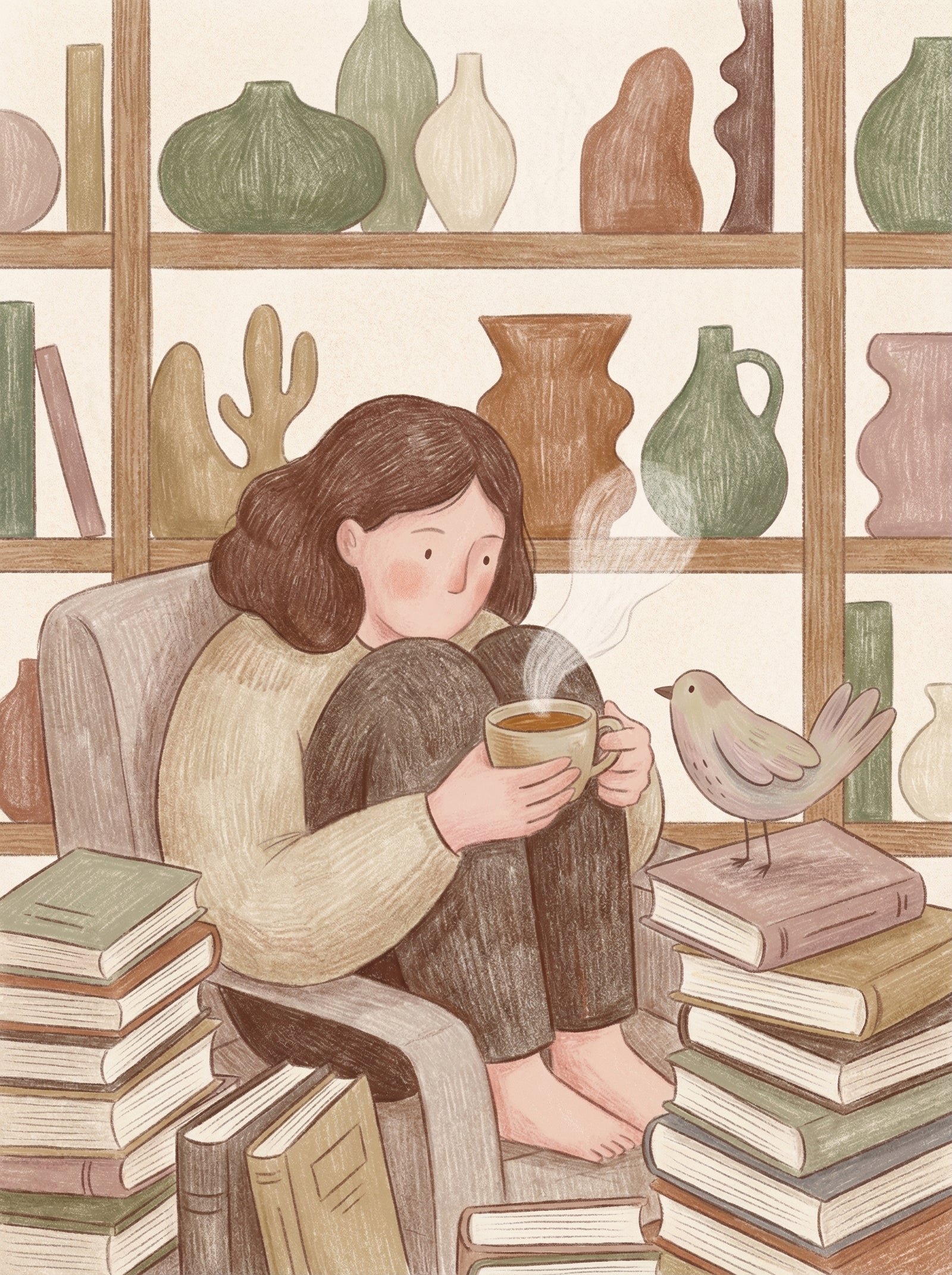 Poster in black frame