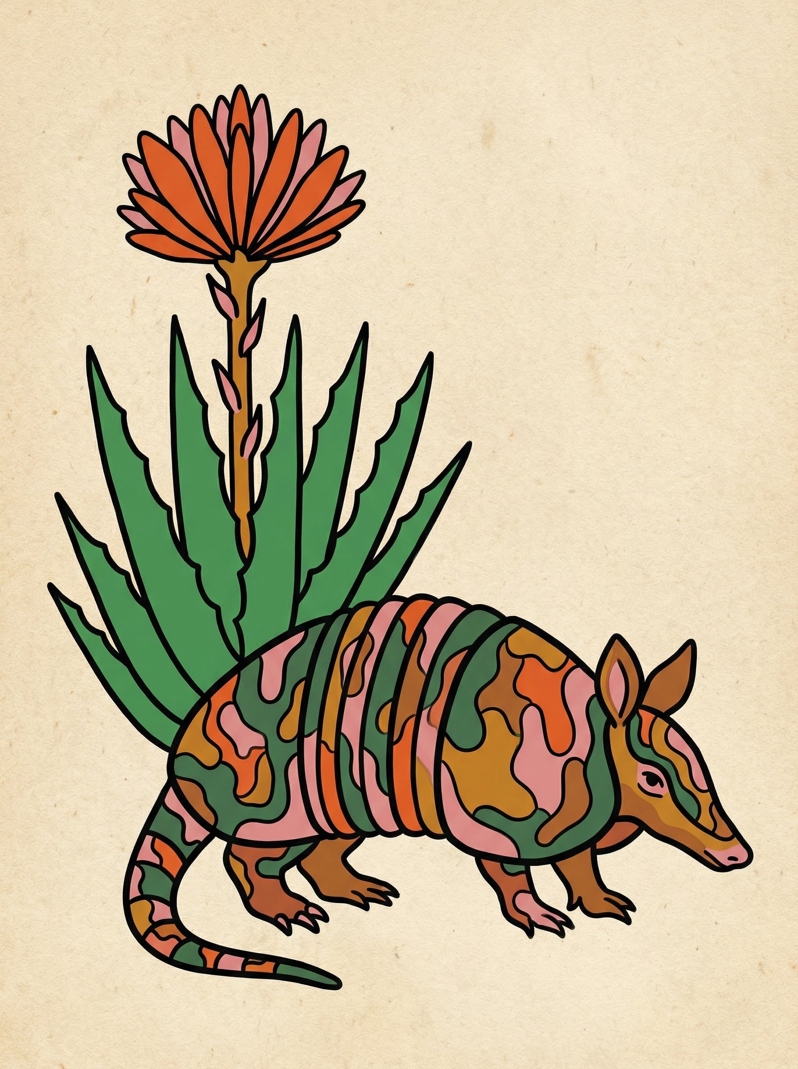 Poster in black frame