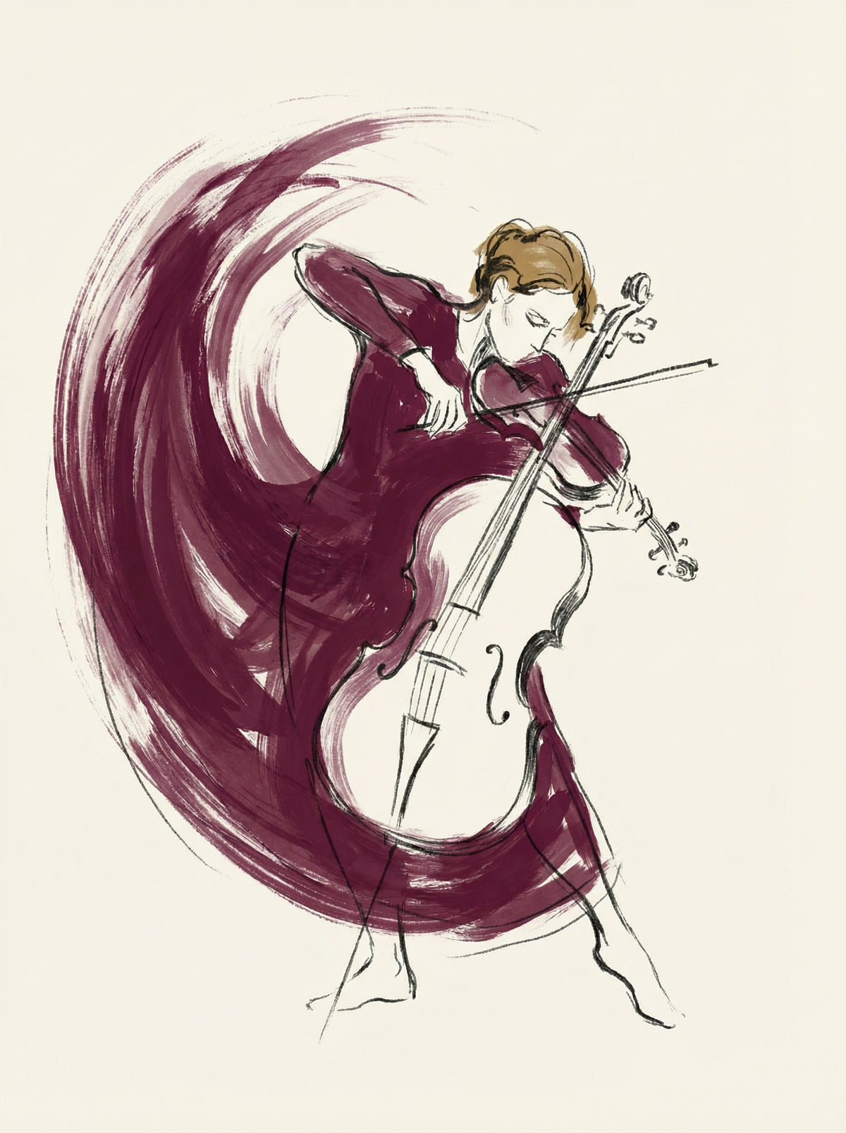 Poster in black frame