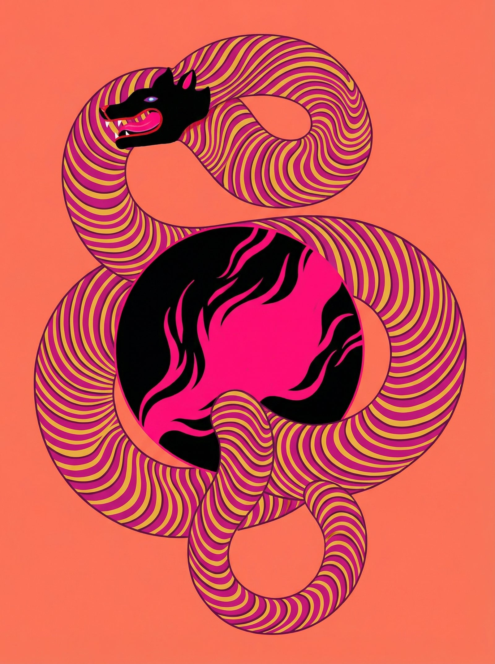 Poster in black frame