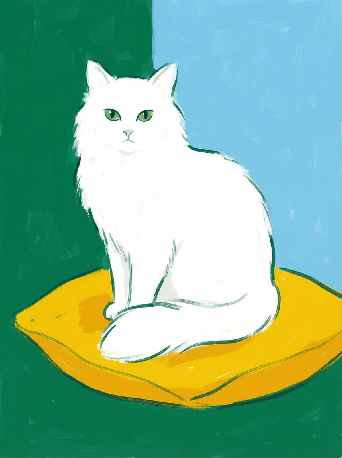 Poster in black frame