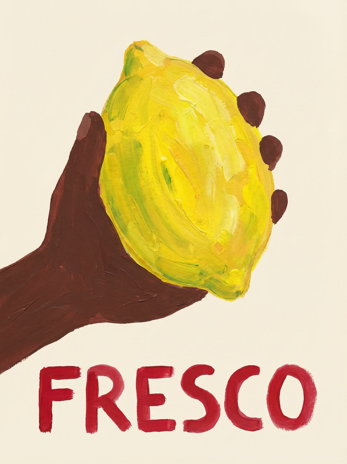 Poster in black frame