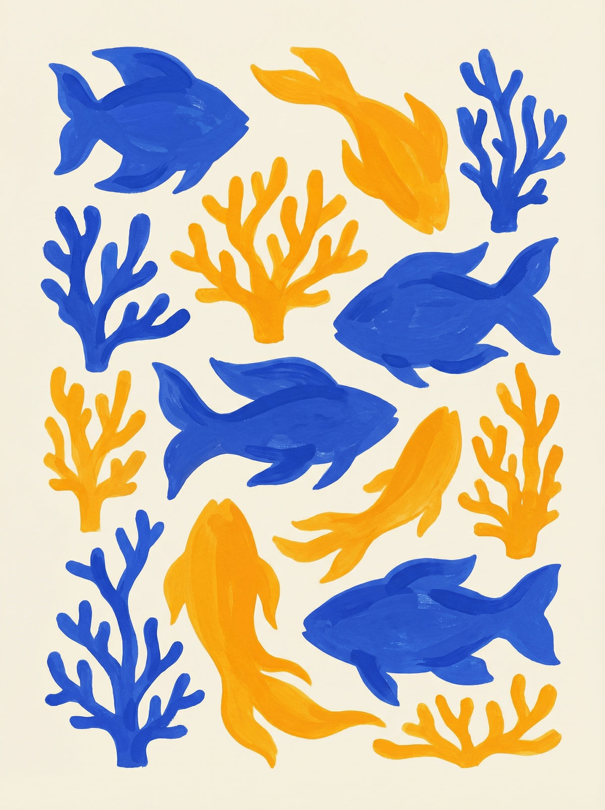 Poster in black frame