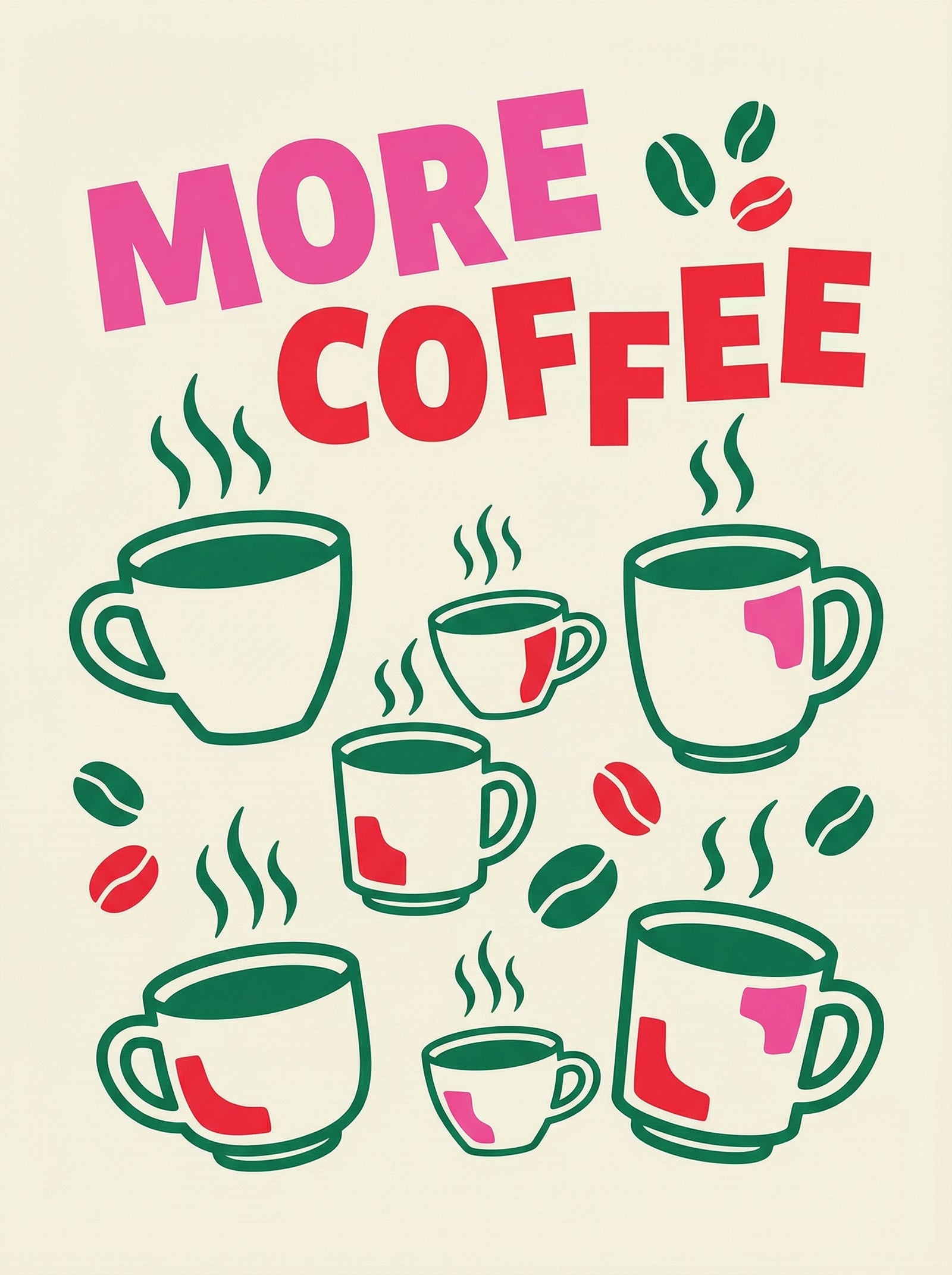 Poster in black frame