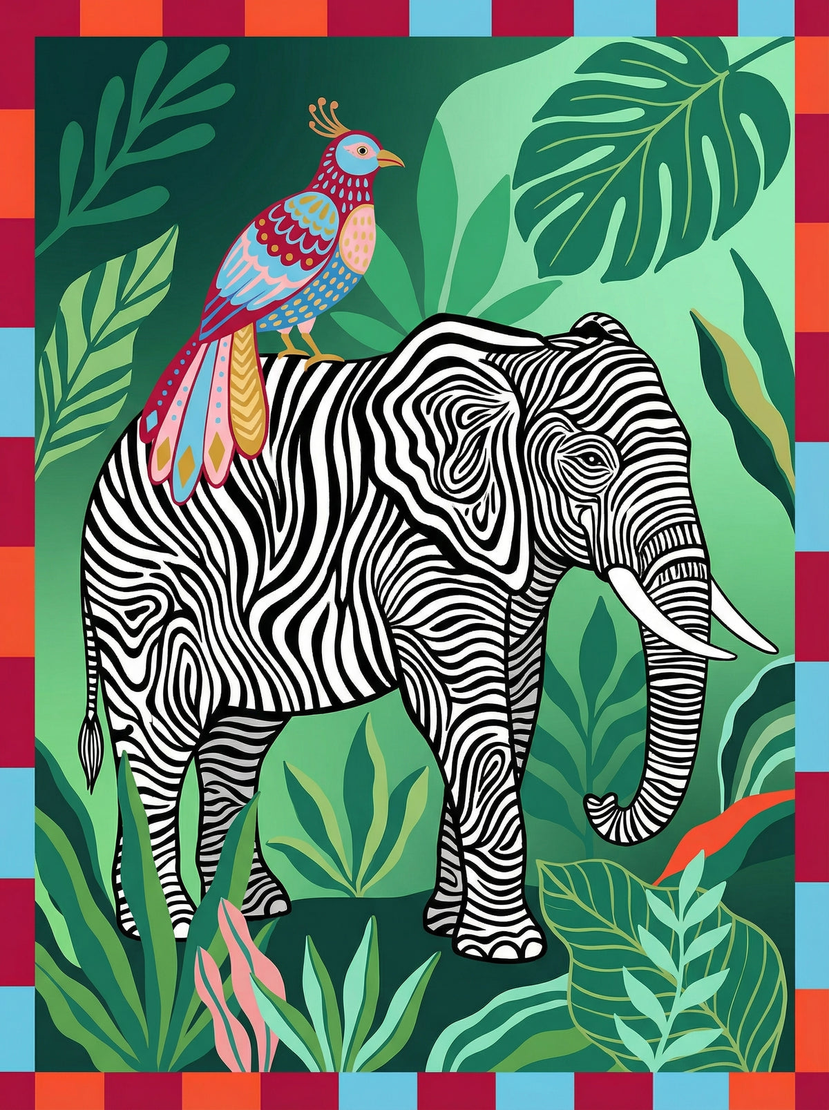 Poster in black frame