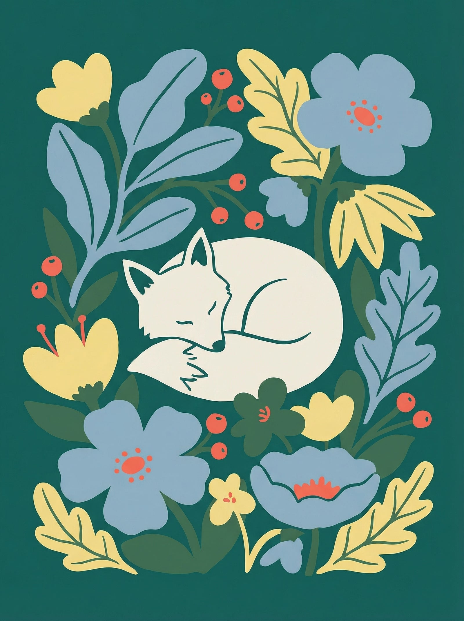 Poster in black frame