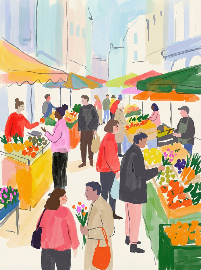 Poster in black frame