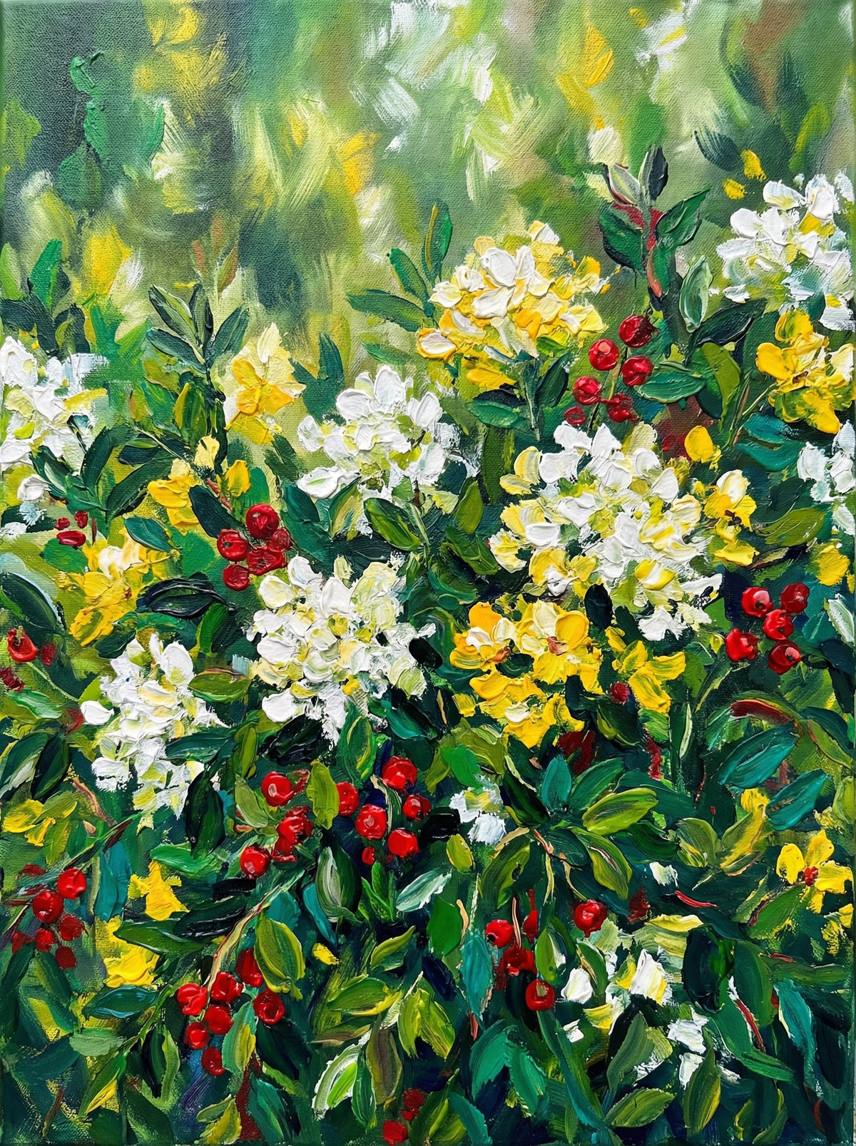 Poster in black frame