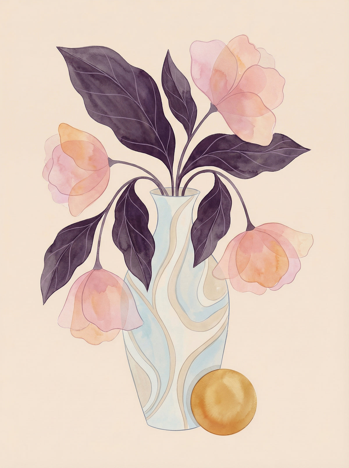 Poster in black frame