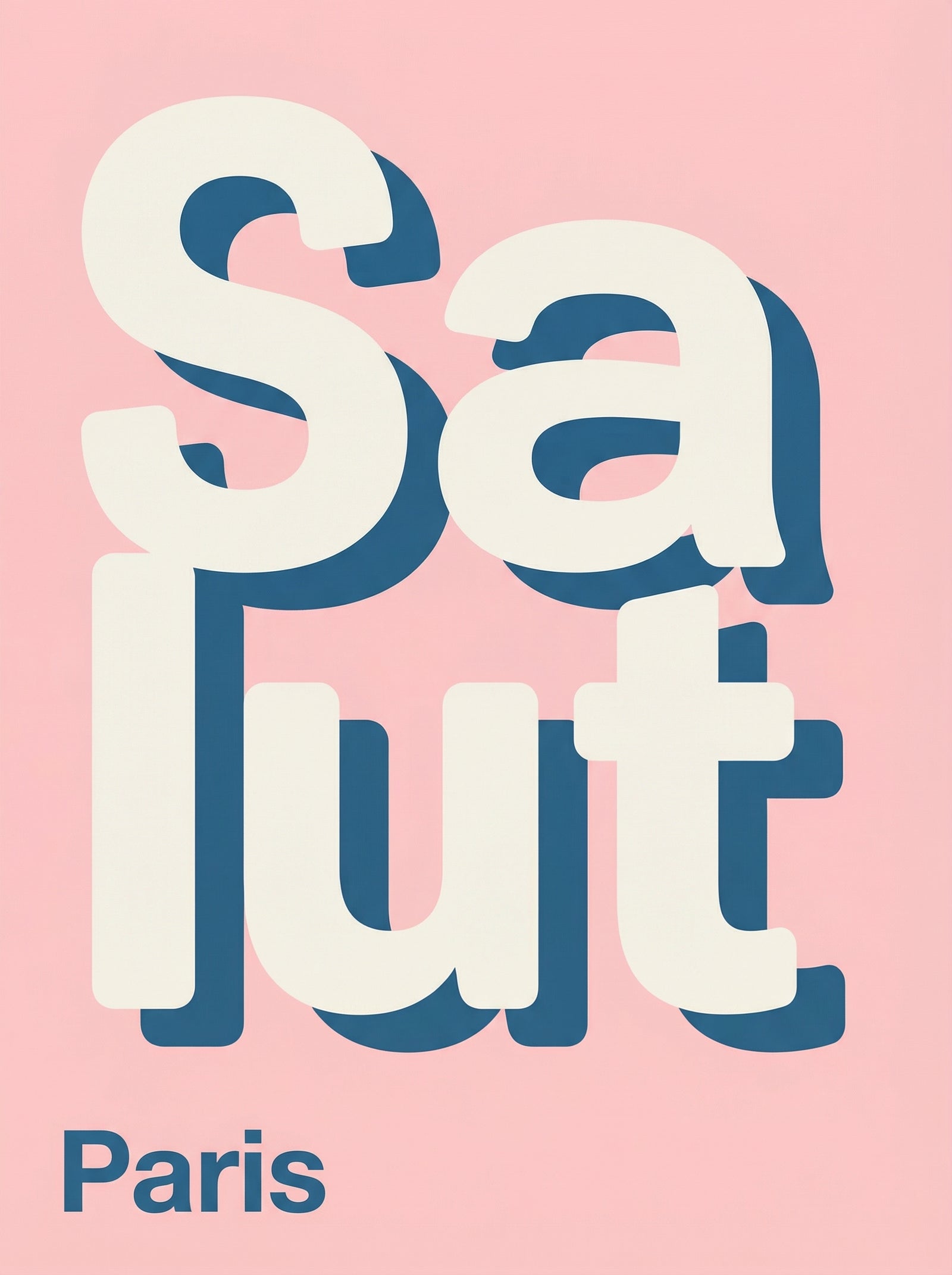 Poster in black frame