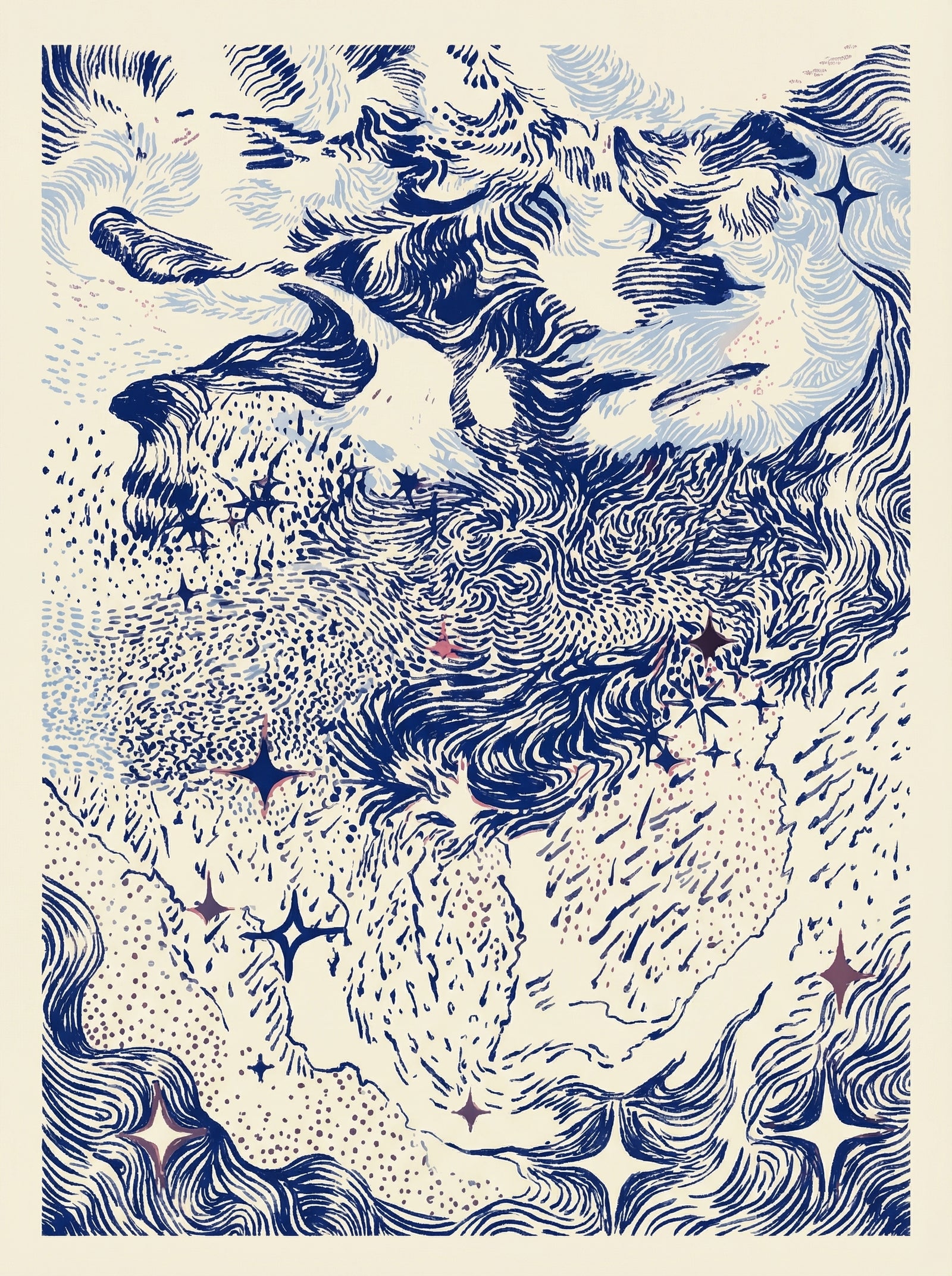 Poster in black frame