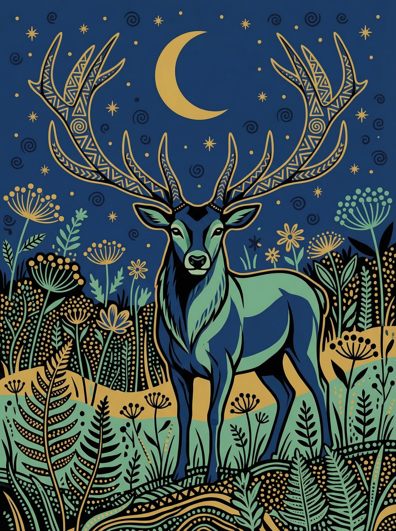 Poster in black frame