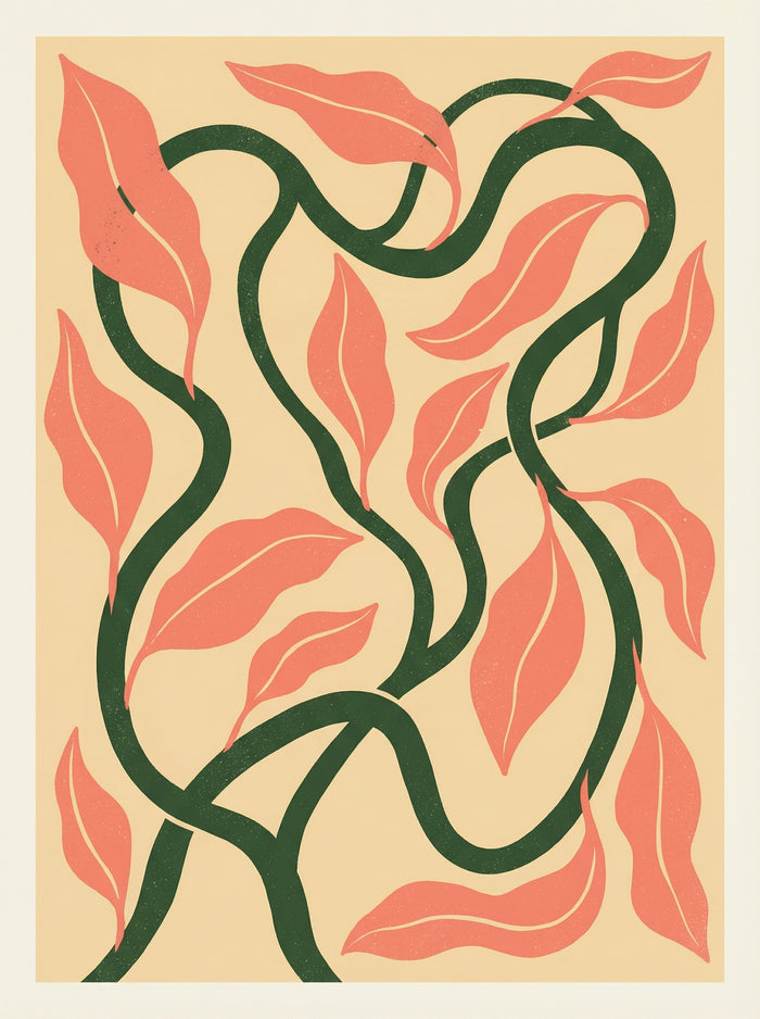 Poster in black frame