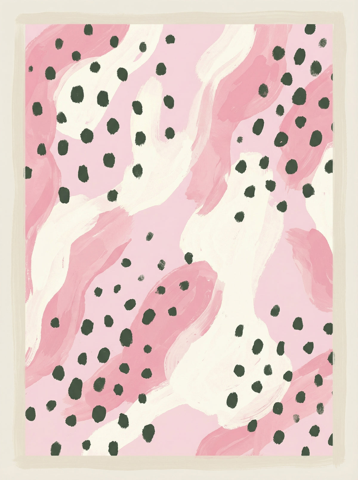 Poster in black frame